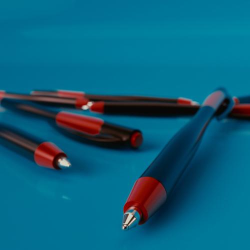Red and Black Plastic Pen preview image